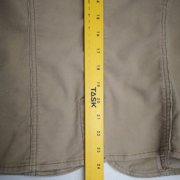 Levi Strauss Signature Ladies Light Tan Corduroy 3 Button Closure Jacket - Picture 7 of 8